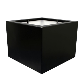 Fiberglas Pflanzkübel - Viereck - 80 x 80 x 40 cm - Mit Boden