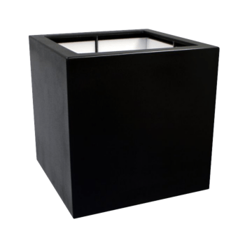 Fiberglas Pflanzkübel - Viereck - 80 x 80 x 80 cm - Mit Boden