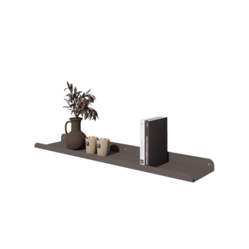 Wandregal aus Stahl - U-Form - 100 x 20 x 5 cm - RAL7016 matte (anthrazitgrau)