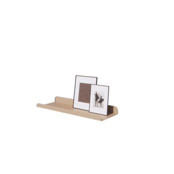 Wandregal aus Stahl - U-Form - 60 x 20 x 5 cm - Sand look