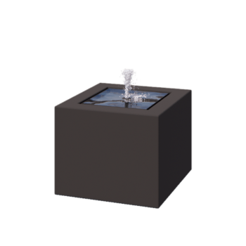 Wassertisch aus Aluminium - Lyra - 50 x 50 x 40 cm - RAL7016 matte (anthrazitgrau) - Mit LED-Beleuchtung Wassertisch aus Aluminium - Lyra - 50 x 50 x 40 cm - RAL7016 matte (anthrazitgrau) - Mit LED-Beleuchtung