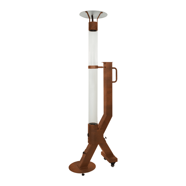 Pellet heizstrahler - Rocket - Corten