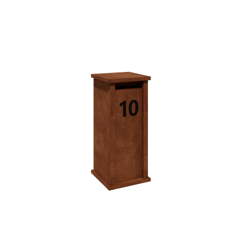 Arizona Briefkasten Typ S aus Cortenstahl