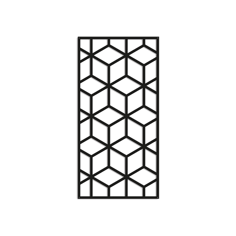 Wanddekoration aus Metall Geometrische Formen 2.0