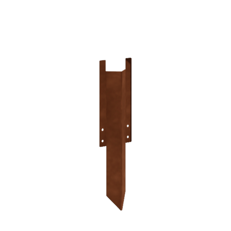 Erdspieß aus Cortenstahl Mittel 22 - 25 cm