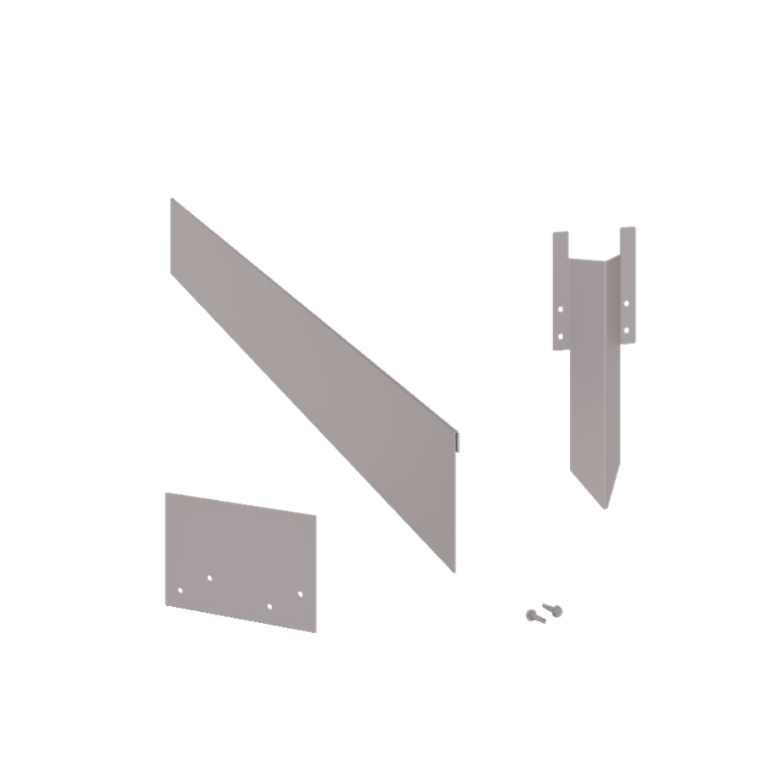 Rasenkante abgeflacht aus verzinktem Stahl 13 cm kompletter Satz pro 24 meter