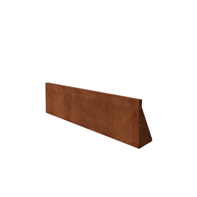 Cortenstahl Stützmauer - Gerade - 150 x 40 cm