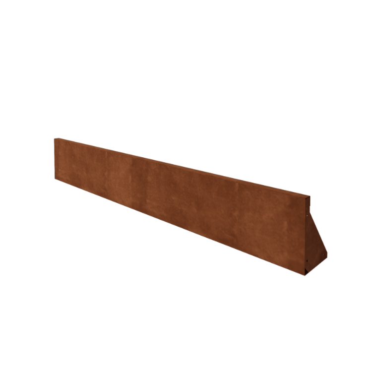 Cortenstahl Stützmauer - Gerade - 200 x 30 cm