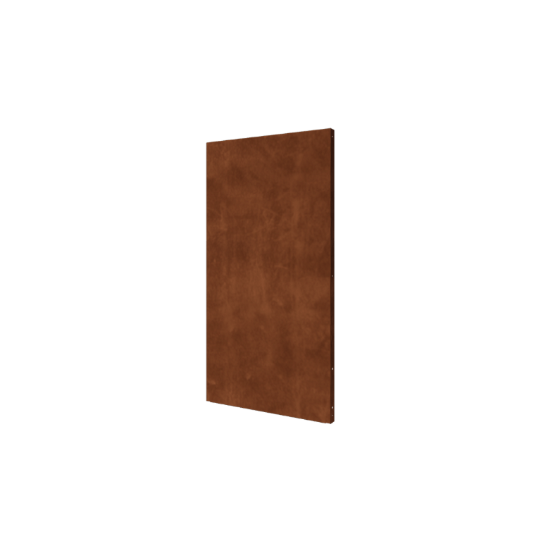 Cortenstahl Sichtschutz Paneel - Basis - 100 x 6 x 190 cm