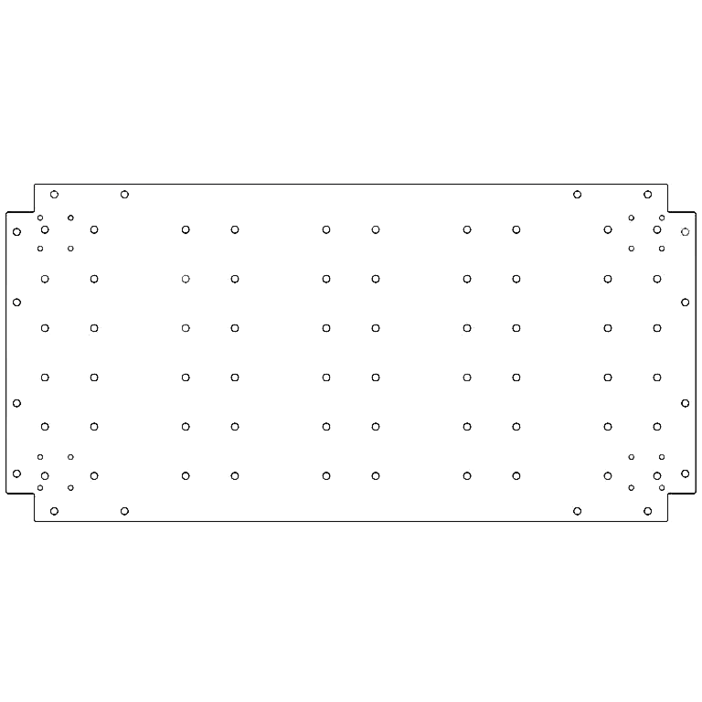 Bodenplatte aus verzinktem Stahl 50 x 100 cm