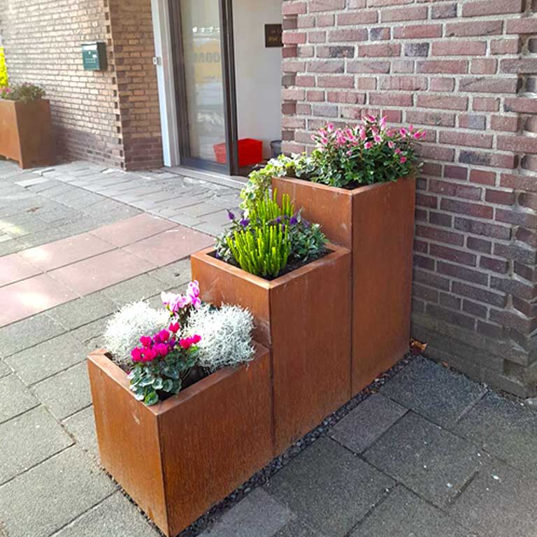 Pflanzkübel aus Cortenstahl Miami special III 40