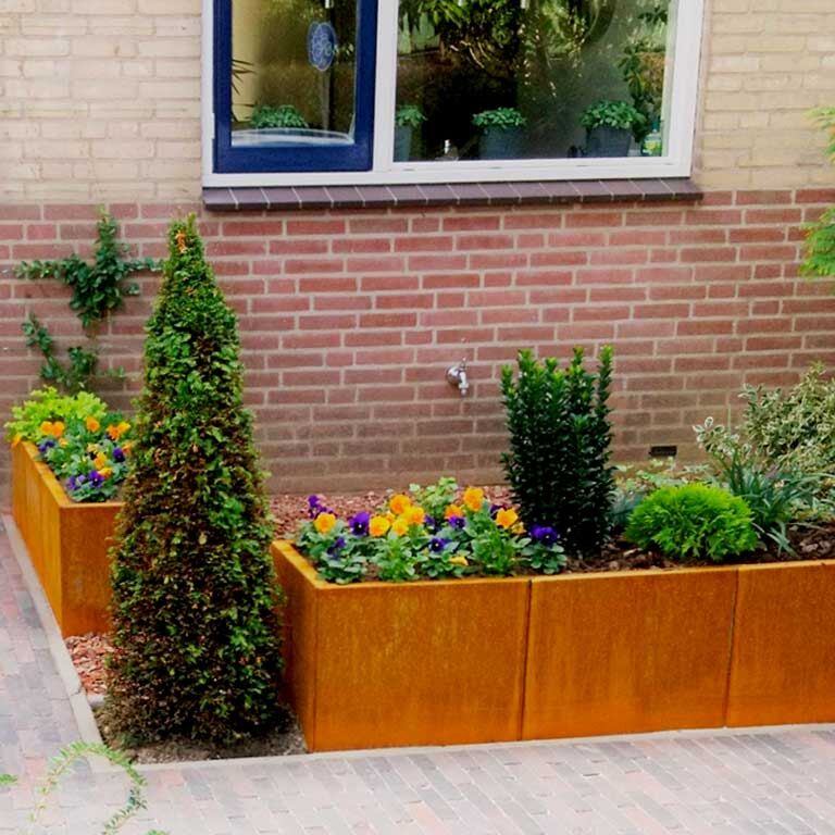 Hochbeet aus Cortenstahl Texas xxl 150 x 50 cm