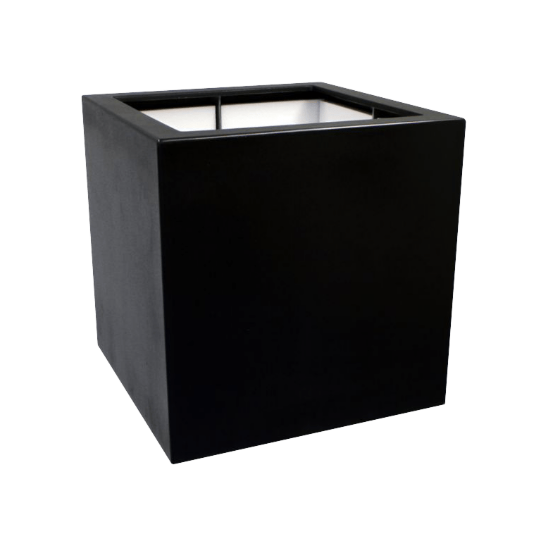 Fiberglas Pflanzkübel - Viereck - 80 x 80 x 80 cm - Mit Boden