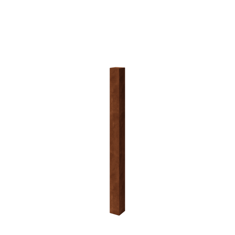 Zaunpfosten aus Cortenstahl 150 cm