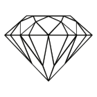 Wanddekoration aus Metall Diamond