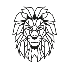 Wanddekoration aus Metall Lion 1.0
