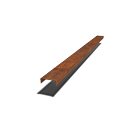 Aufsatzprofil Cortenstahl 50x150x50 (Länge 2400mm)