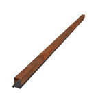 Cortenstaal overzetprofiel 50x50x50 (lengte 2400mm)