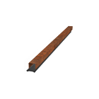 Aufsatzprofil Cortenstahl 50x60x50 (Länge 1500mm)