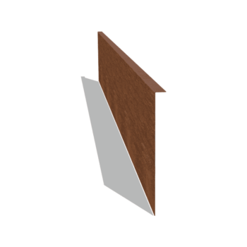 Beeteinfassung gebogen aus Cortenstahl 34 cm (Länge 240 cm)