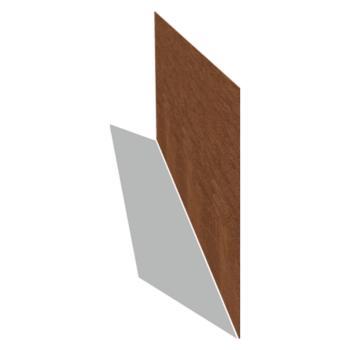 Einfassung gerade aus Cortenstahl 37,5 cm (Länge 150 cm)