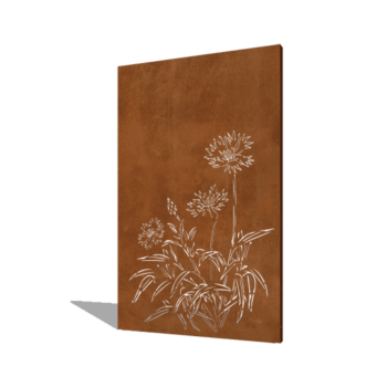 Cortenstahl Kornblume