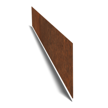 Einfassung gerade aus Cortenstahl 25 cm (Länge 150 cm)