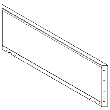 Cortenstahlplatte 40 x 120 cm