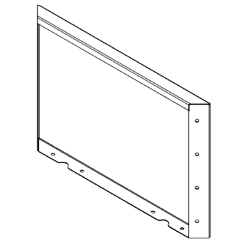 Cortenstahlplatte 40 x 60 cm