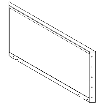 Cortenstahlplatte 50 x 100 cm