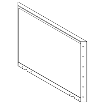 Cortenstahlplatte 60 x 80 cm