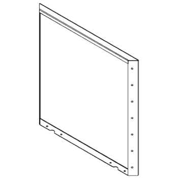 Cortenstahlplatte 70 x 70 cm