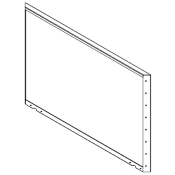 Cortenstahlplatte 80 x 120 cm