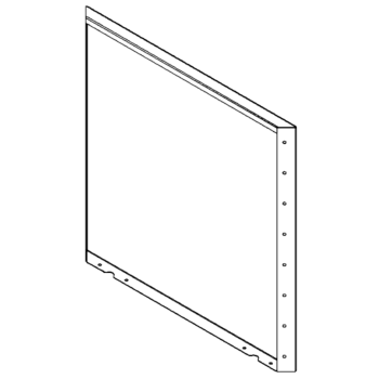 Cortenstahlplatte 80 x 80 cm