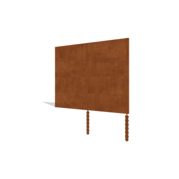 Sichtschutzzaun aus Cortenstahl H4 Set 252 cm
