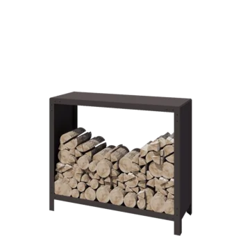 Holzlager aus Stahl - Indiana - 120 x 40 x 100 cm - Andere RAL farbe