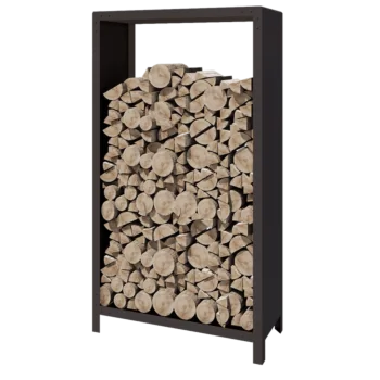 Holzlager aus Stahl - Indiana - 100 x 40 x 180 cm - Andere RAL farbe