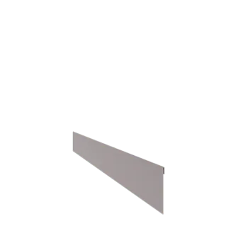 Rasenkante aus verzinktem Stahl - Abgeflacht - Höhe 13 cm - 240 cm