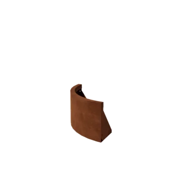 Cortenstahl Stützmauer - Außenkurve - 50 x 50 x 30 cm