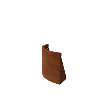 Cortenstahl Stützmauer - Außenkurve - 50 x 50 x 40 cm