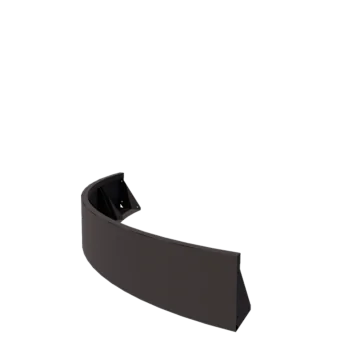 Stützmauer aus Stahl - Außenkurve - 150 x 150 x 30 cm - Andere RAL farbe