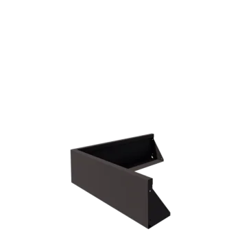 Stützmauer aus Stahl - Außenecke - 100 x 100 x 30 cm - Andere RAL farbe