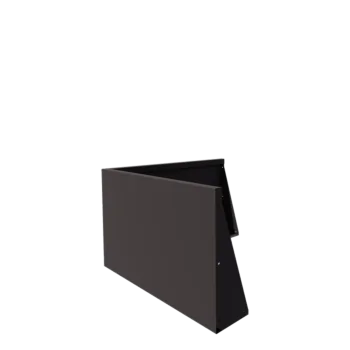 Stützmauer aus Stahl - Außenecke - 100 x 100 x 60 cm - Andere RAL farbe