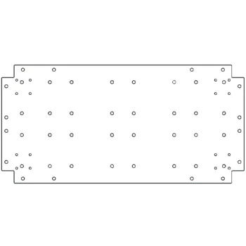 Bodenplatte aus verzinktem Stahl - 40 x 80 cm