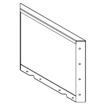 Cortenstahl Pflanzkübel - Paneel - 40 x 50 cm