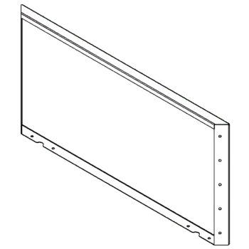 Cortenstahl Pflanzkübel - Paneel - 50 x 100 cm