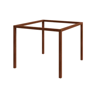 Cortenstahl Pergola - Viereckig - 324 x 300 x 230 cm - Ohne Betonsockel