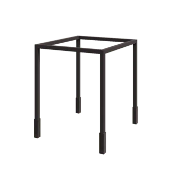 Pergola aus Stahl - Viereckig - 274 x 250 x 230 cm - RAL7016 matte (anthrazitgrau) - Mit Betonsockel